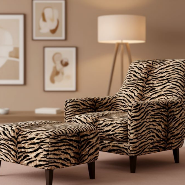 Kaplan Desen Döşemelik Kumaş Savanna