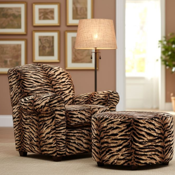 Kaplan Desen Döşemelik Kumaş Savanna