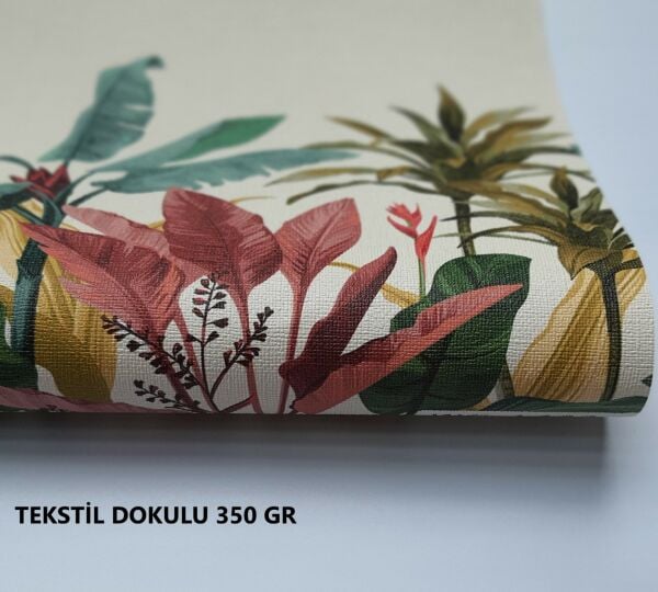 Soyut Eskitme Desen Renkli Duvar Kağıdı Metalik Gümüş Dokulu-wg