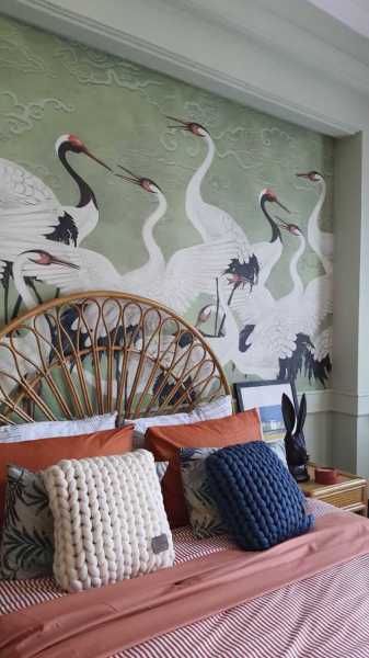 Annemizi Saklarken Genç Odası Leylekler Duvar Kağıdı