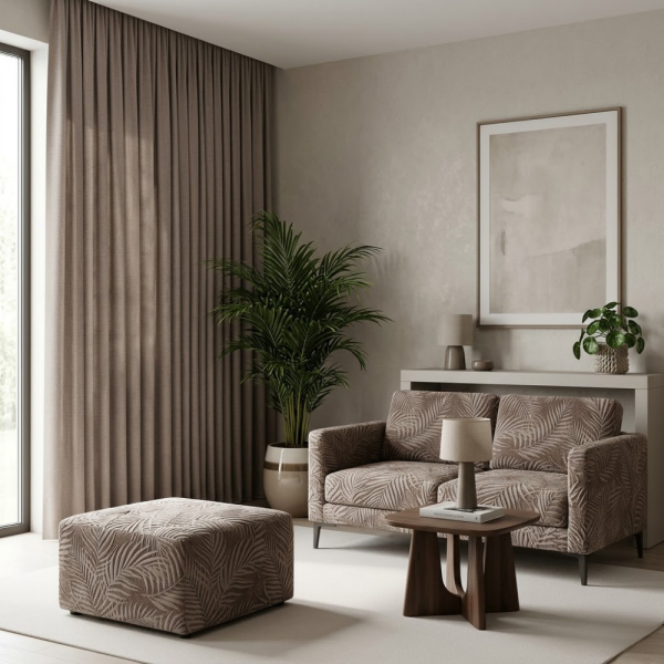 Perde Ve Döşemelik Kumaş Kombinli