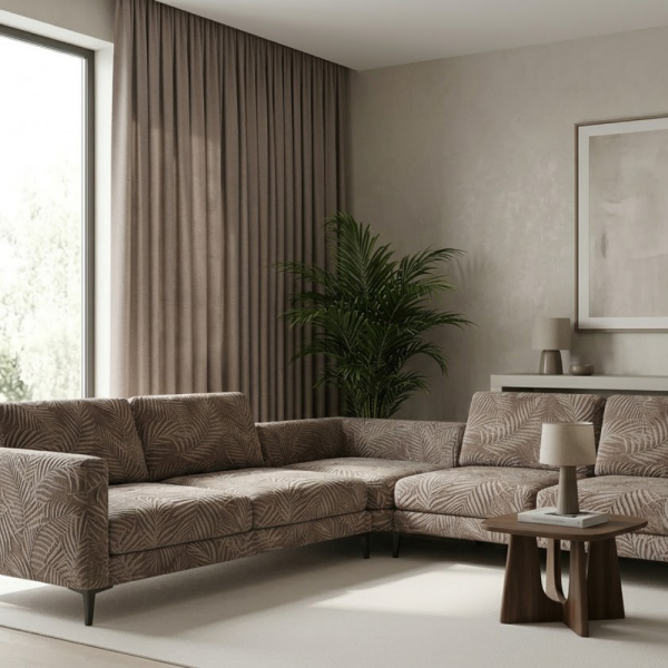 Perde Ve Döşemelik Kumaş Kombinli