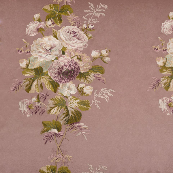 Saten Zemine Nakışlı Pano Kumaş