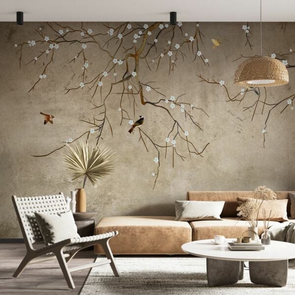 Uva  Çin Gülü Koleksiyonu Duvar Kağıdı