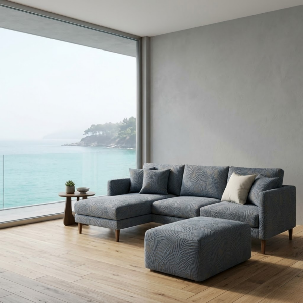 Perde Ve Döşemelik Kumaş Kombinli