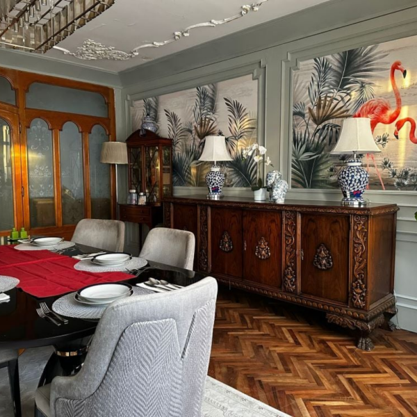 Bahar Dizisi Salon Pelikanlı Duvar Kağıdı