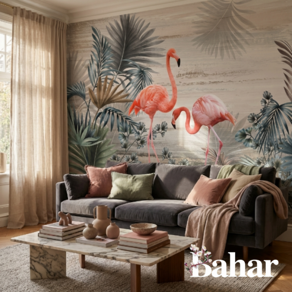 Bahar Dizisi Salon Pelikanlı Duvar Kağıdı