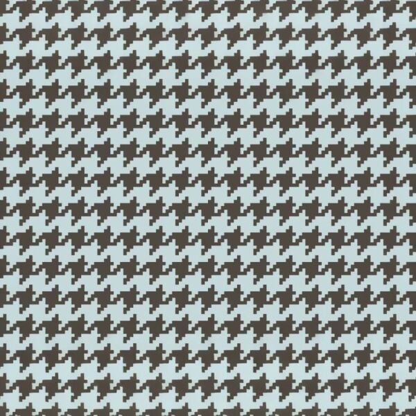 Mint Kahve Kaz Ayağı Desen Tendaart Duvar Kağıdı