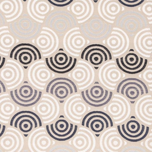 Geometrik Çizgili Kaz Ayağı Kombin Döşemelik Kumaş