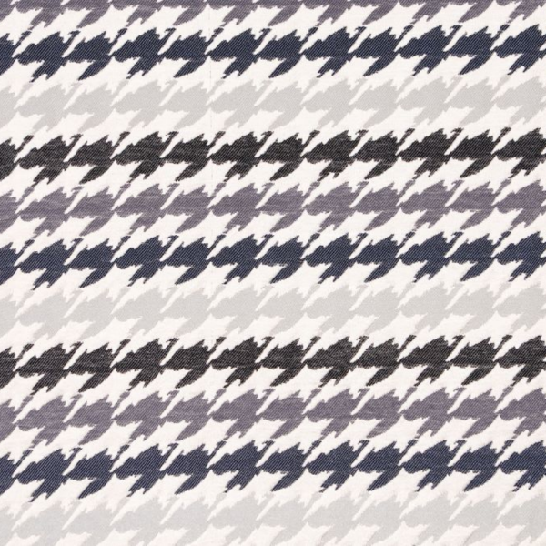 Geometrik Çizgili Kaz Ayağı Kombin Döşemelik Kumaş