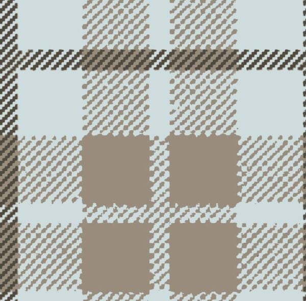 Mint Kahve Ekoseli Desen Tendaart Duvar Kağıdı