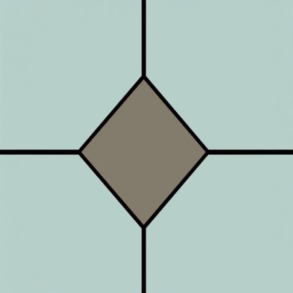 Mint Kahve Vintage Karo Tendaart Duvar Kağıdı