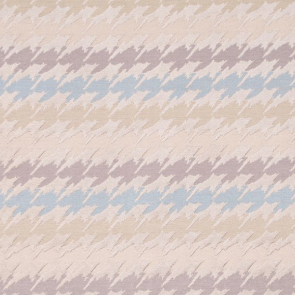 Geometrik Çizgili Kaz Ayağı Kombin Döşemelik Kumaş