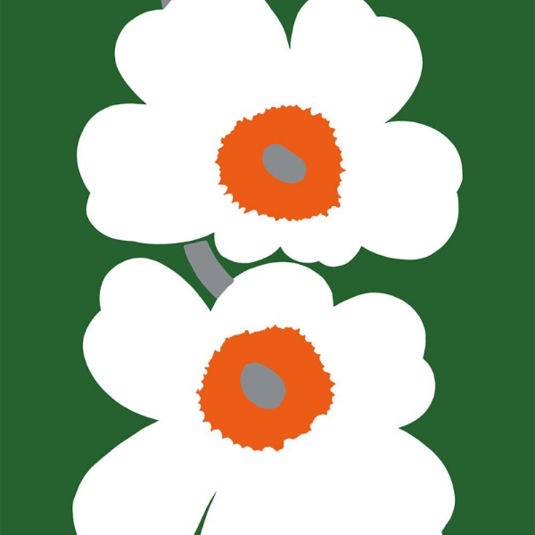 Marimekko Tasarım Gelincik Duvar Paneli Unikko 7 25990 Yeşil
