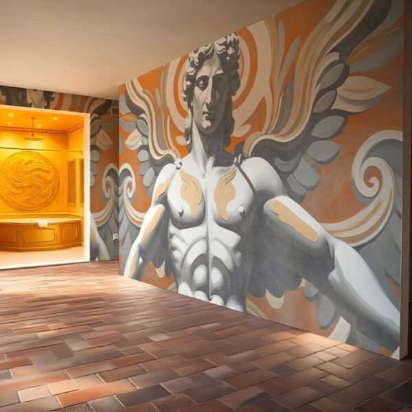 Antik Ruh Ebedi Güç Tasarım Duvar Kağıdı