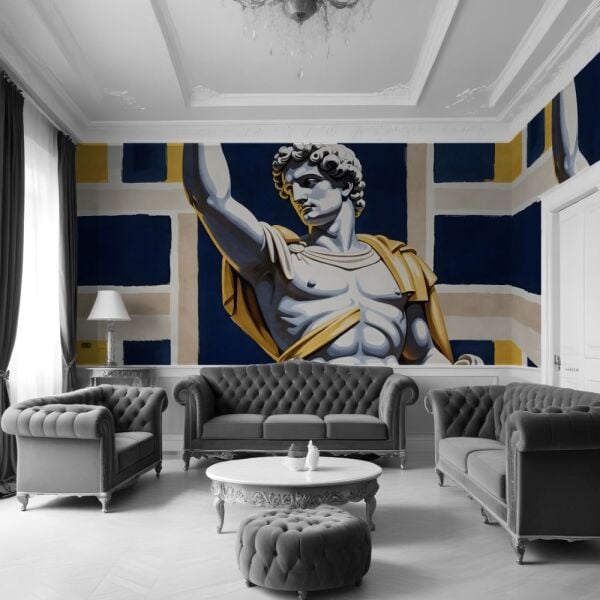 Modern Davut Asaletin Duruşu Duvar Kağıdı