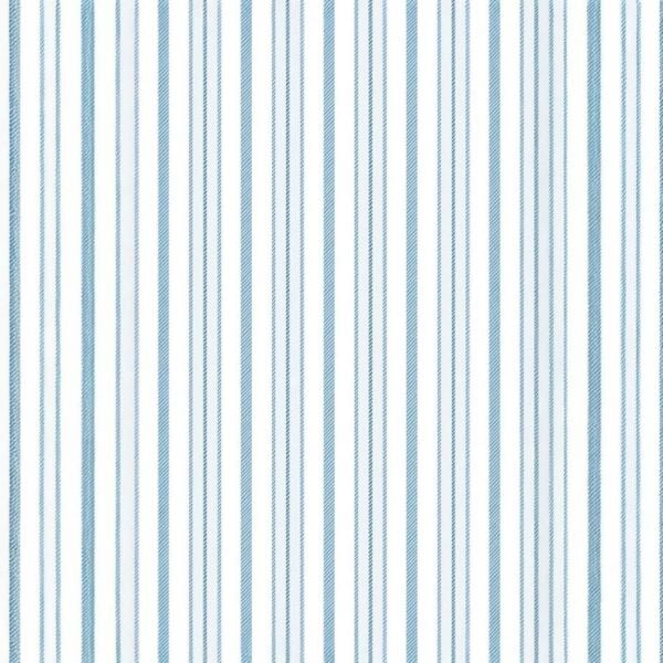 Stripe Vintage Çizgili Mavi Beyaz Tendaart Duvar Kağıdı