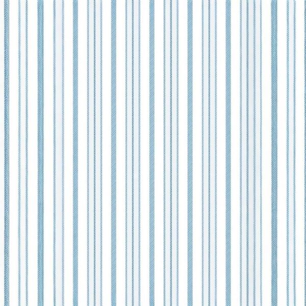 Stripe Vintage Çizgili Mavi Beyaz Tendaart Duvar Kağıdı