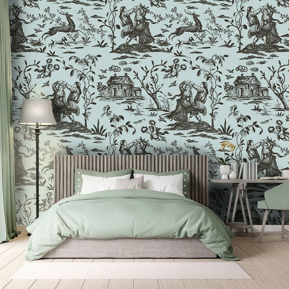 Tendaart Vıntage Toile Desen Duvar Kağıdı