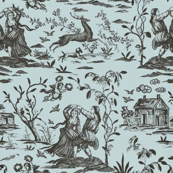 Tendaart Vıntage Toile Desen Duvar Kağıdı