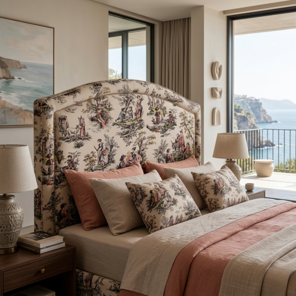 Baskılı Keten Perde Ve Döşemelik Kumaş