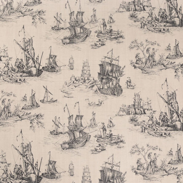 Baskılı Keten Perde Ve Döşemelik Kumaş