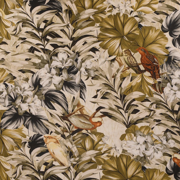 Baskılı Keten Perde Ve Döşemelik Kumaş