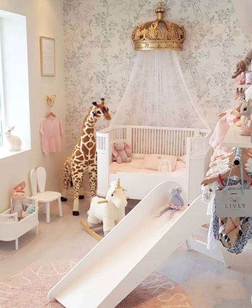 Marlowe Floral Eskitme Zemin Kuşlar Duvar Kağıdı