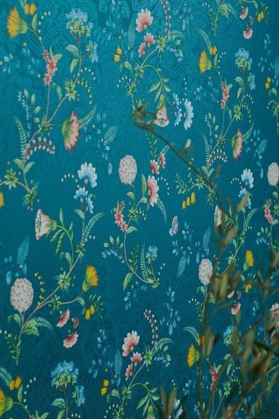 Pip Studio La Majorelle Duvar Kağıdı Koyu Mavi