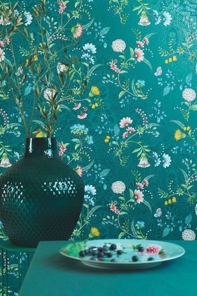 Pip Studio La Majorelle Duvar Kağıdı Koyu Mavi