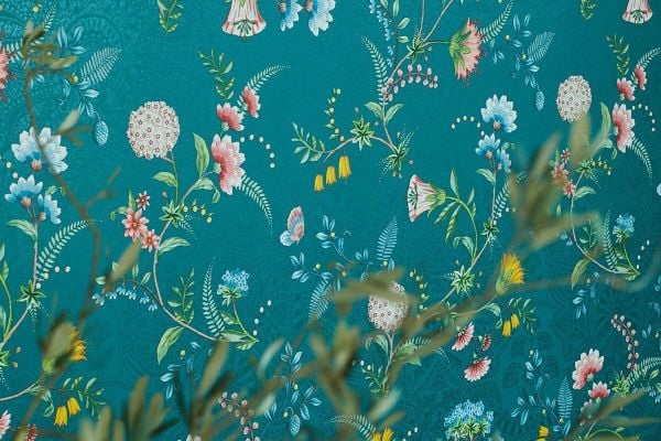 Pip Studio La Majorelle Duvar Kağıdı Koyu Mavi