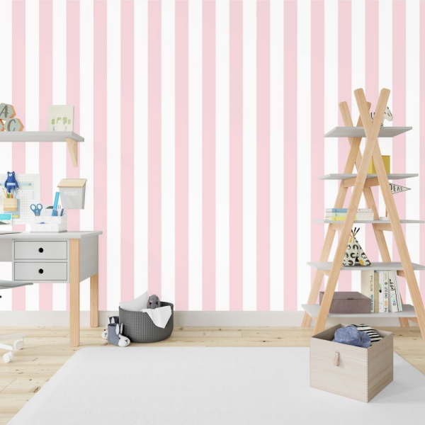 Sakla Beni Dizisi Pembe Çizgili Duvar Kağıdı