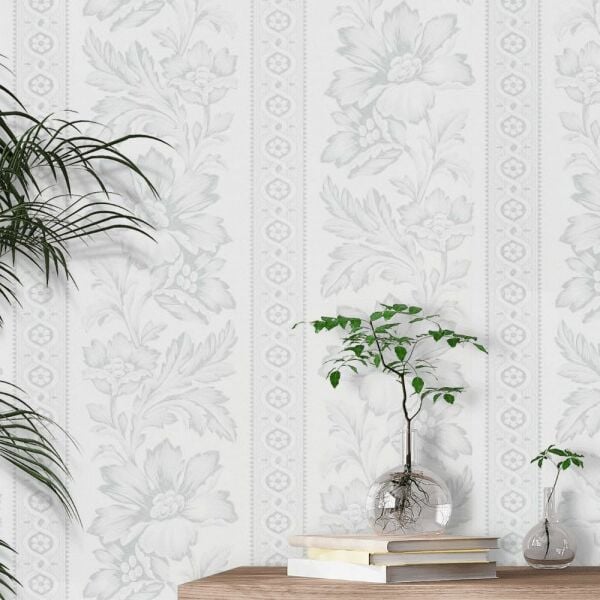 Açık Gri Gwinnett Toile Duvar Kağıdı