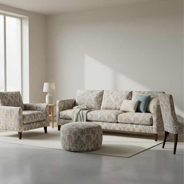 Etnik Desenler Özel Döşemelik Kumaş Kombinli