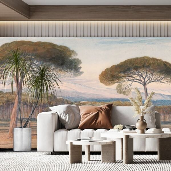 Büyük Çam Ağaçları Ormanı Duvar Kağıdı