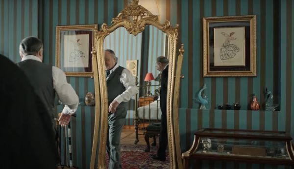 Yalı çapkını Yeşil Çizgili Duvar Kağıdı