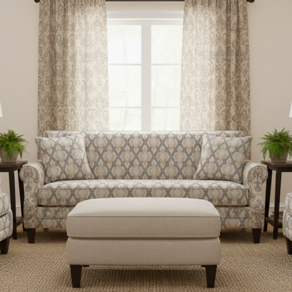 Etnik Desenler Özel Döşemelik Kumaş Kombinli