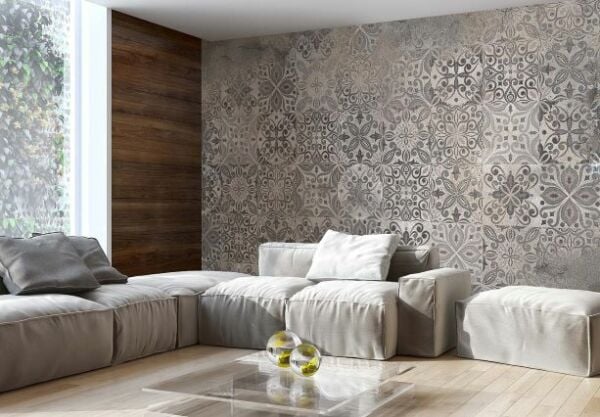 Vintage Etnik Karolar Kahve Duvar Kağıdı