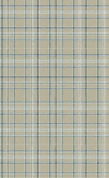 Mavi Bej Ekose Ralph Lauren Duvar Kağıdı