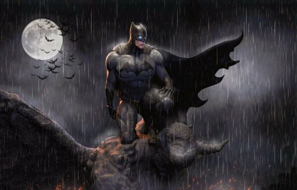 Animasyon Batman Çocuk Duvar Kağıdı