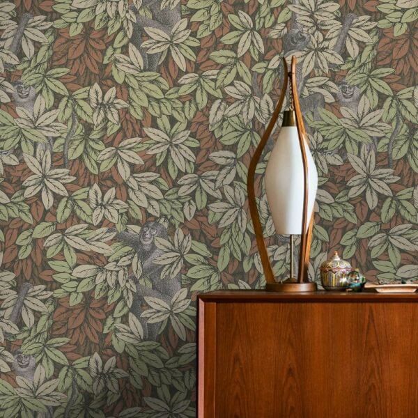 Fornasetti Senza Tempo Foglie ve Civette Baykuş Kağıt