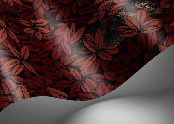 Fornasetti Senza Tempo Foglie ve Civette Baykuş Kağıt