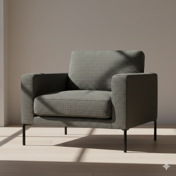 Kazayağı Desenli Ve Düz Kombinli Döşemelik Kumaş