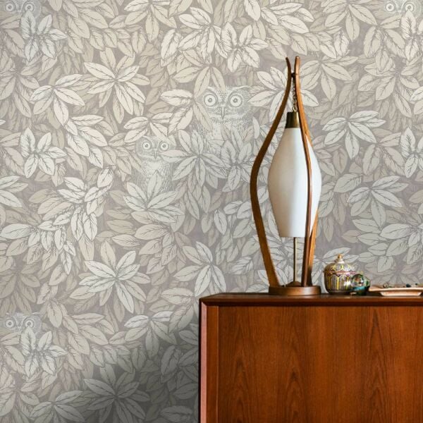 Fornasetti Senza Tempo Foglie ve Civette Baykuş Kağıt