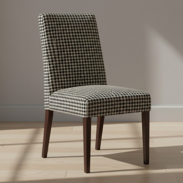 Kazayağı Desenli Ve Düz Kombinli Döşemelik Kumaş