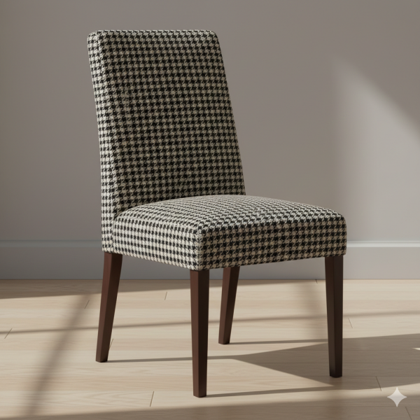 Kazayağı Desenli Ve Düz Kombinli Döşemelik Kumaş