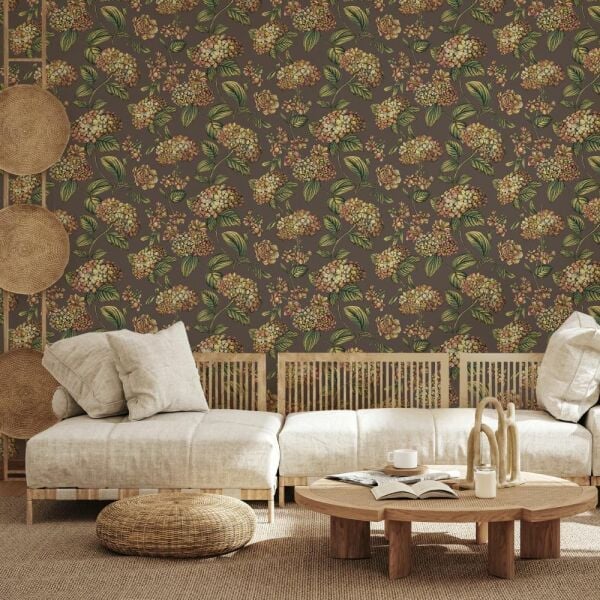 Fornasetti Senza Tempo Ortanca Duvar Kağıdı