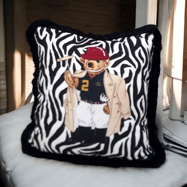 Zebra Desende Sporcu Teddy Yastık