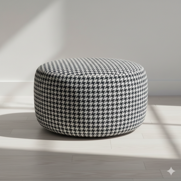 Kazayağı Desenli Ve Düz Kombinli Döşemelik Kumaş