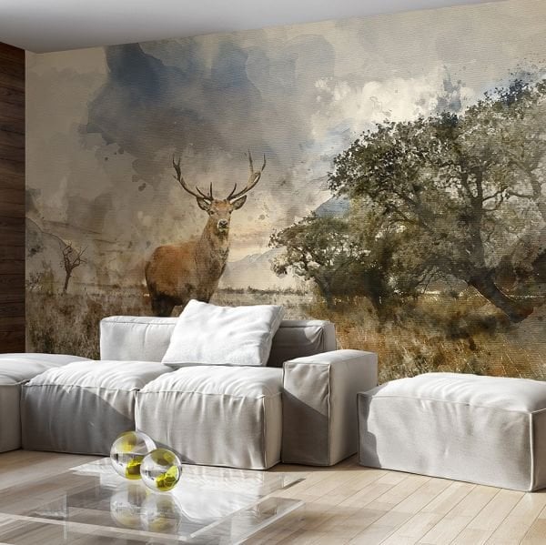 Gizemli Geyik Ormanda Duvar Kağıdı